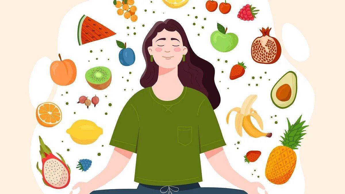 Mindful eating helps you stay hydrated.