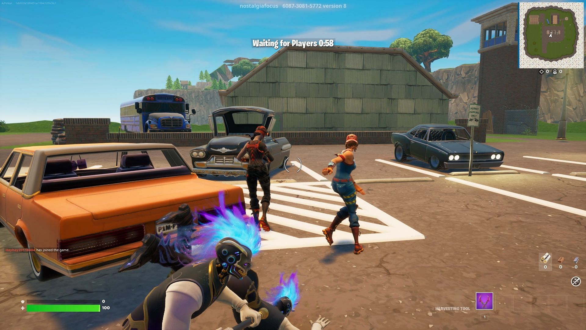 The classic pre-game lobby has also been recreated (Image via Epic Games)