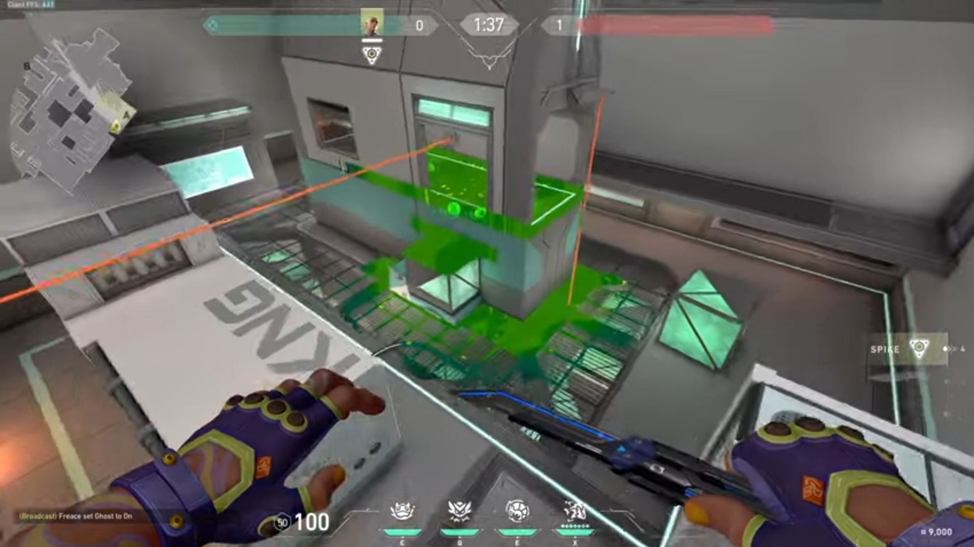 All Gekko lineups for Icebox in Valorant