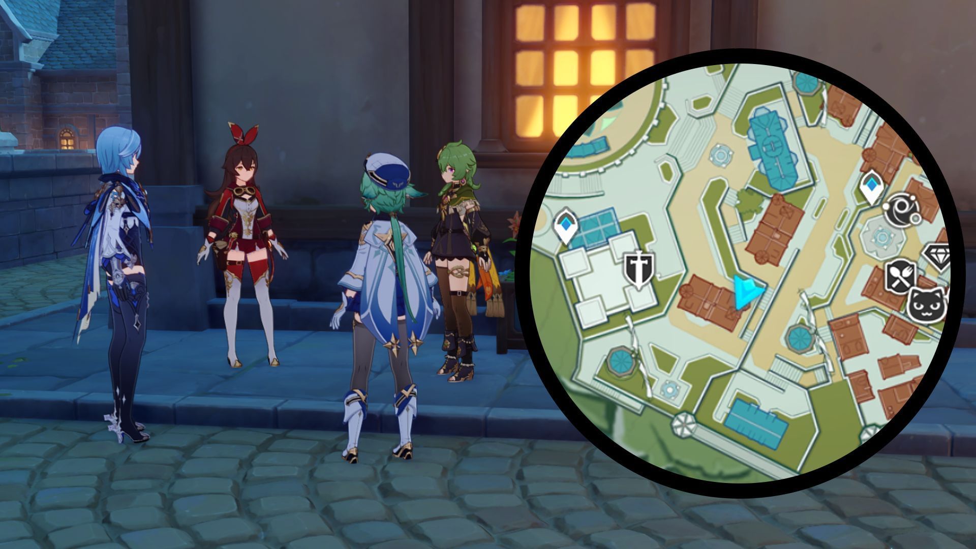 Genshin Impact Windblume event character locations Venti, Klee, Mika