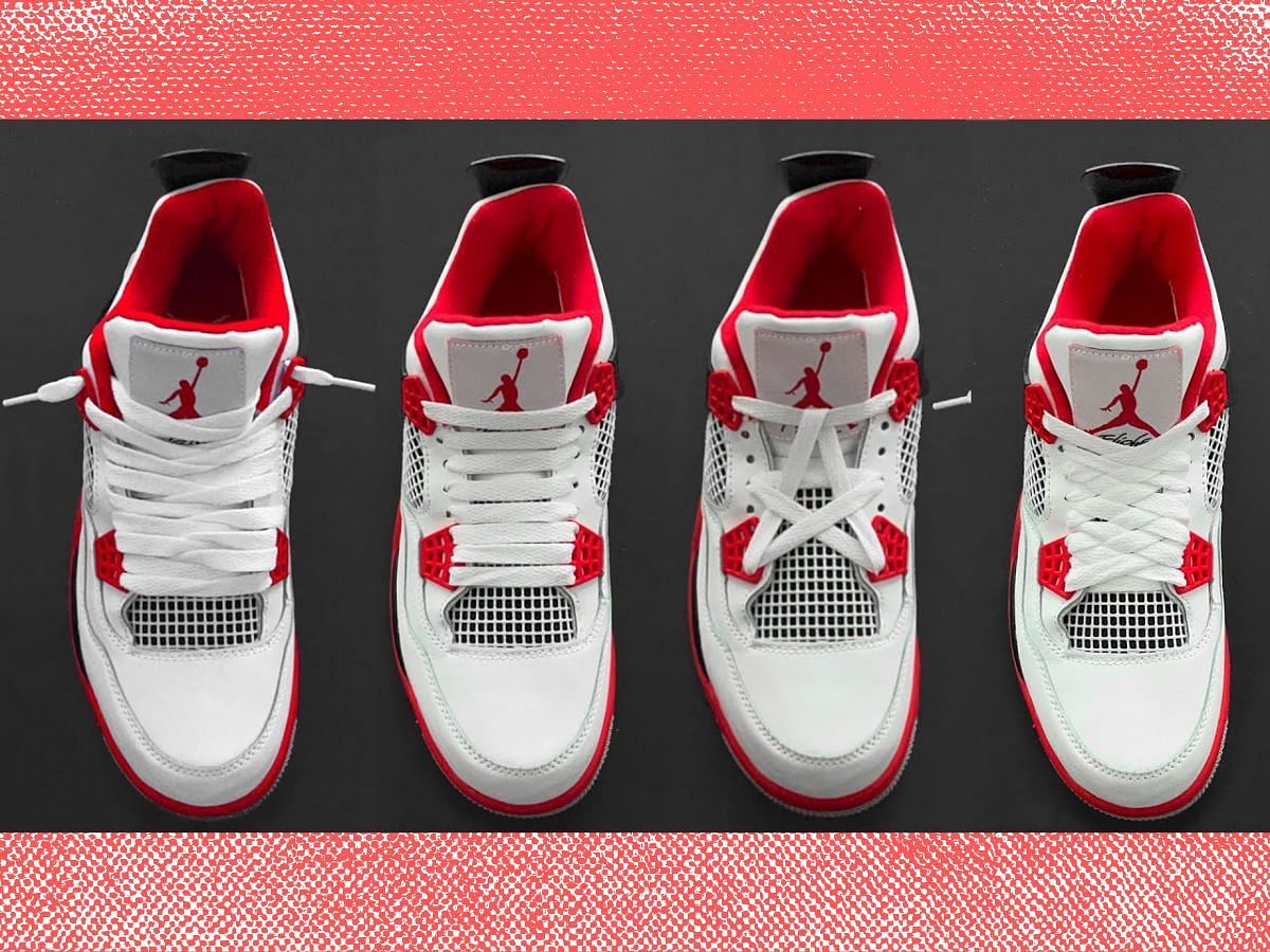 Nike Air Jordan 4 laces: How to tie them right?
