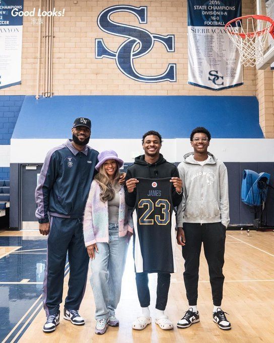 bronny james jersey number