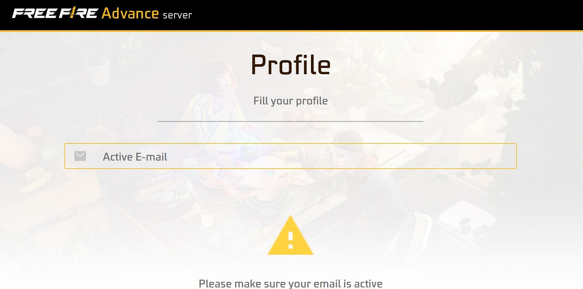 free fire advance server code ob45