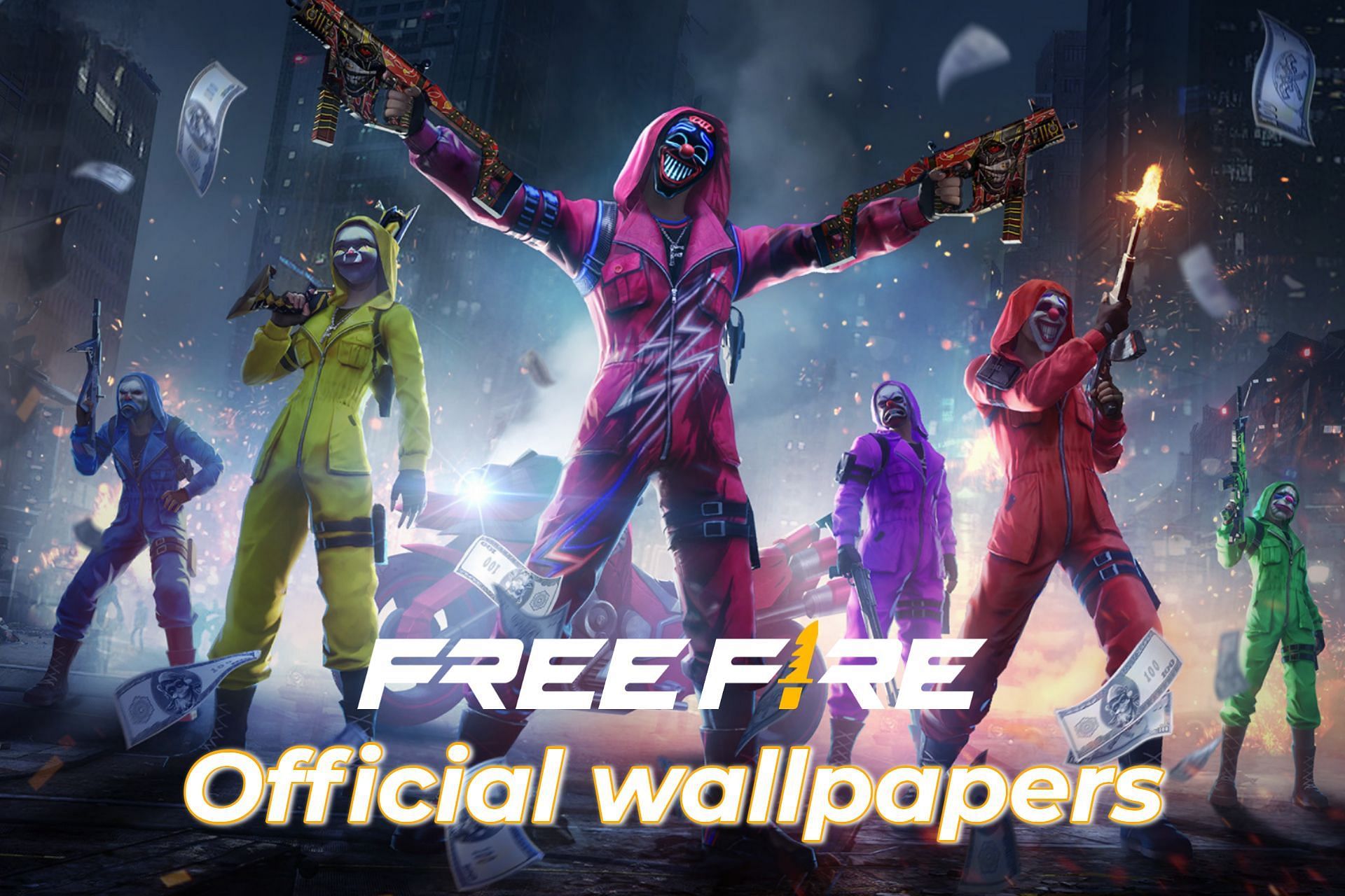 How to download official Free Fire wallpapers in March 2023