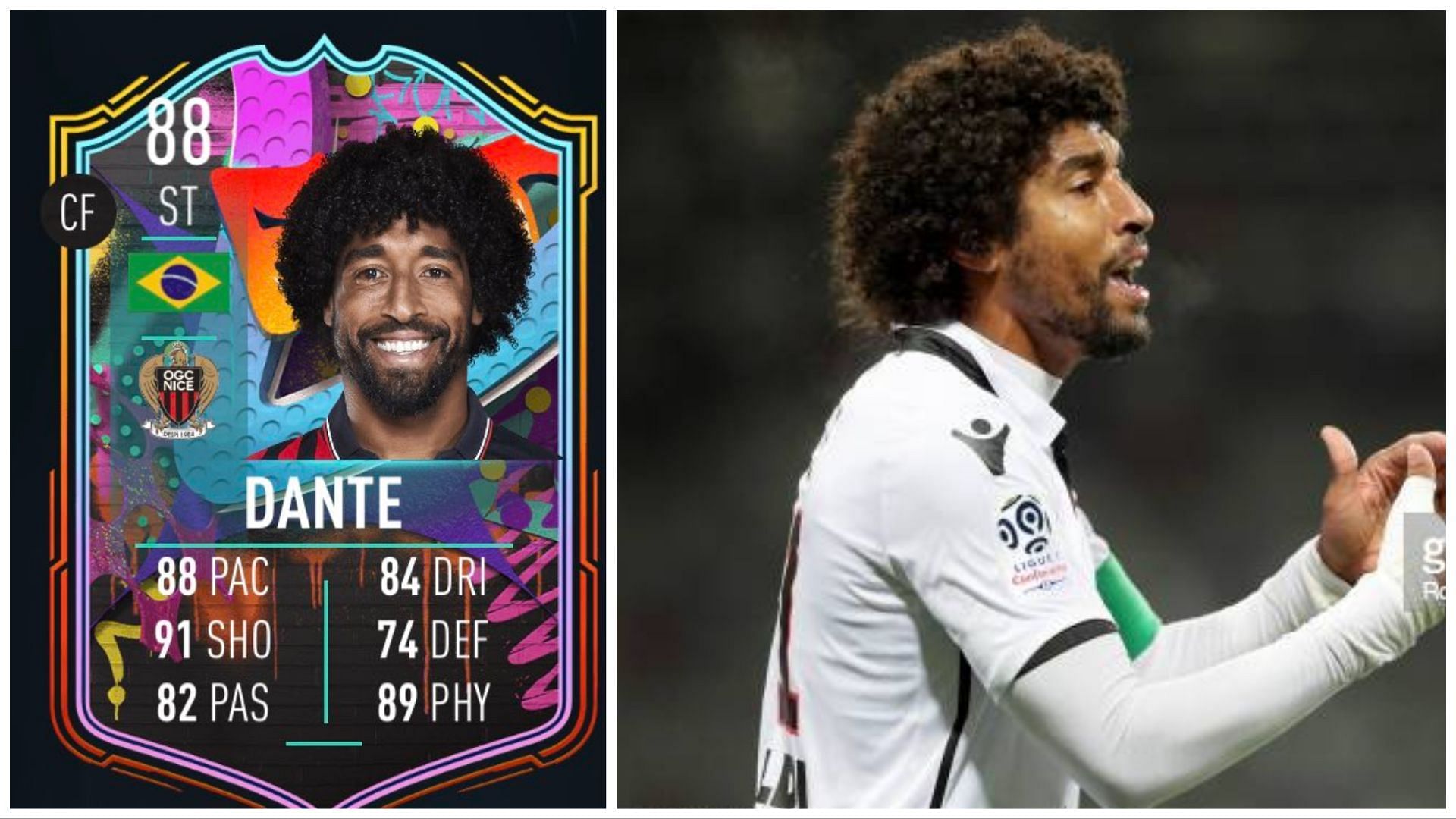 OOP Dante SBC is live in FIFA 23 (Images via EA Sports and Getty Images)