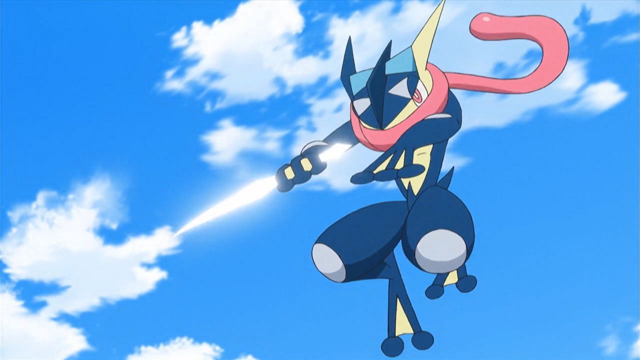 Greninja using Cut in the anime (Image via The Pokemon Company)