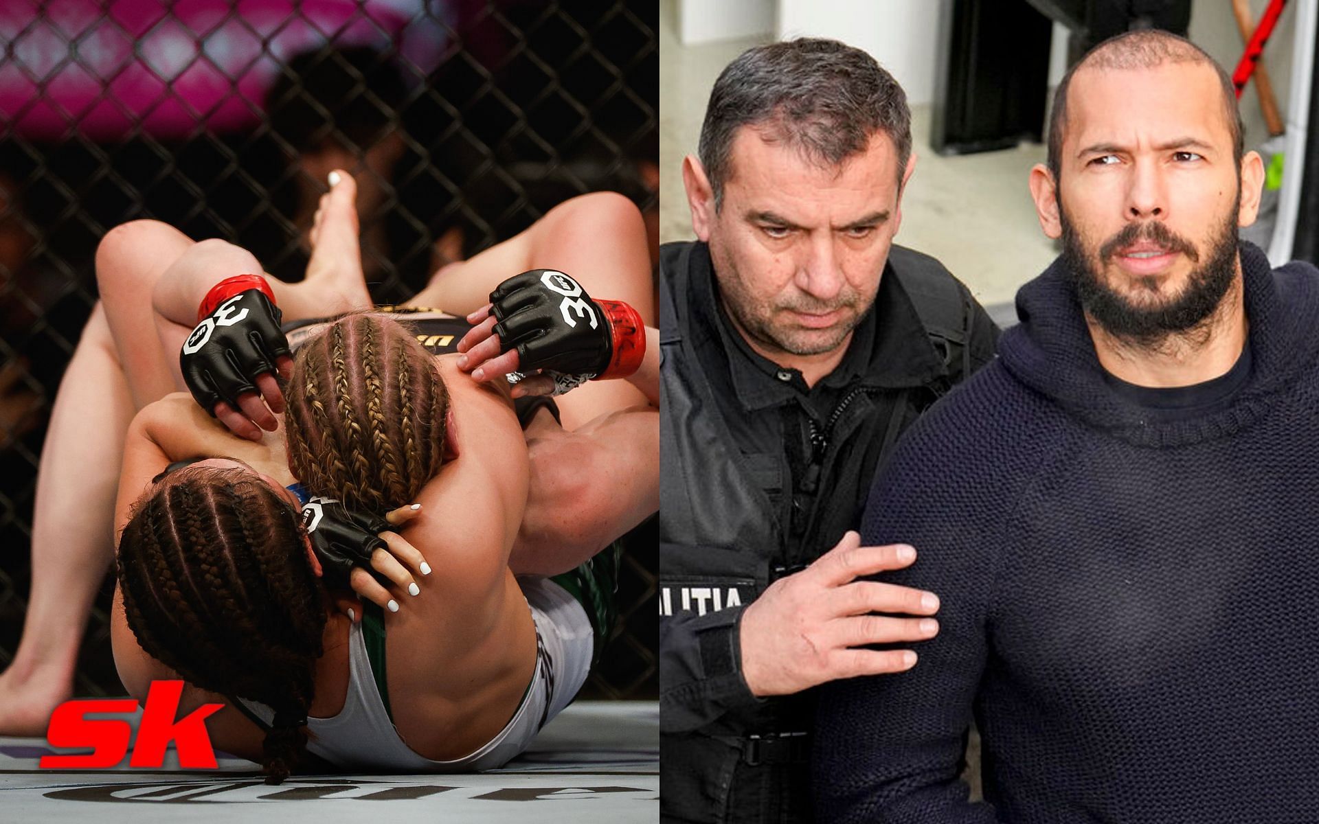 UFC 285 vede tulburări majore, Andrew Tate implicat în a doua anchetă a polițiștilor, controverse cu lovituri reduse, debut impresionant tulbure