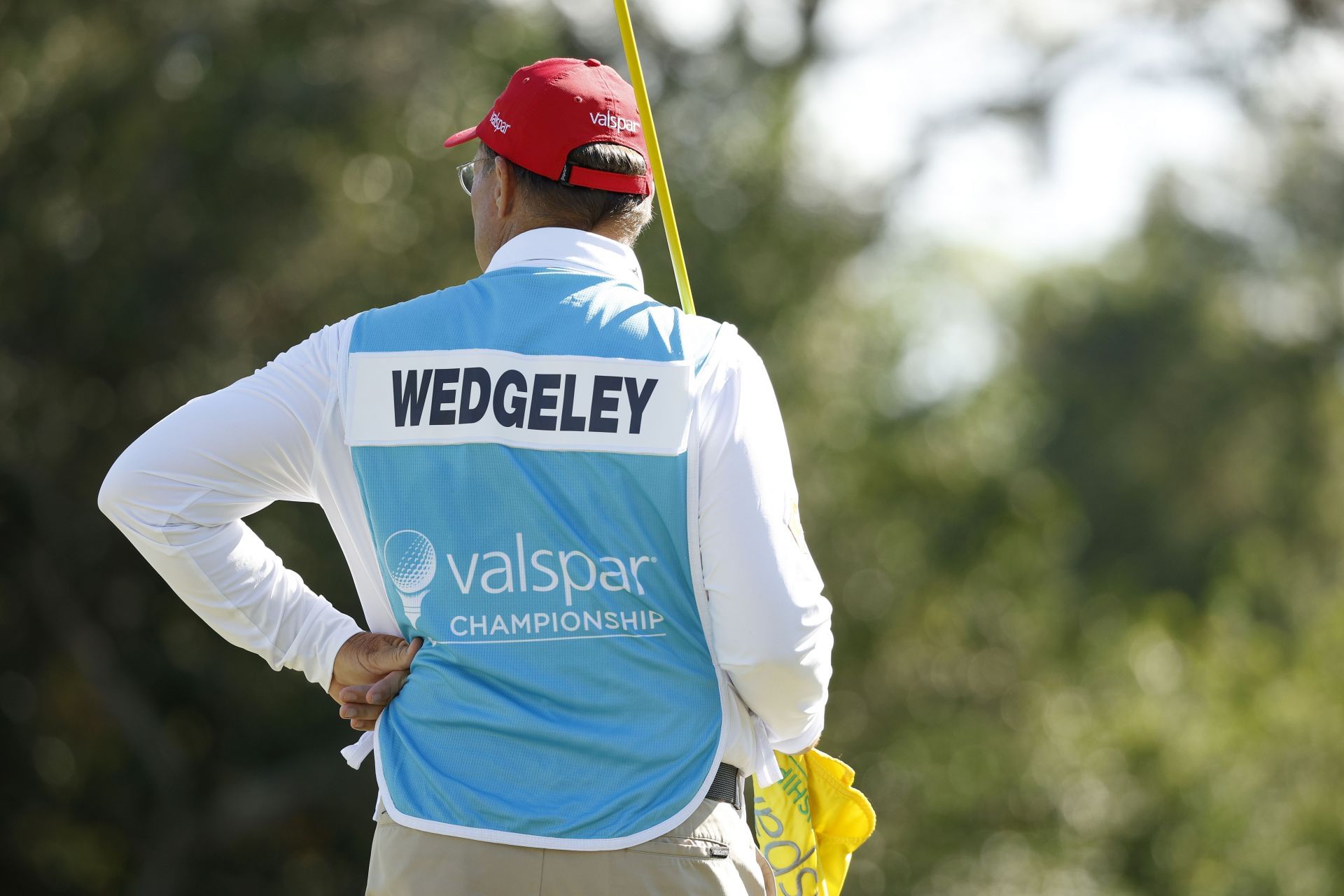 Real reason explained on why caddies wear nicknames on bibs at Valspar