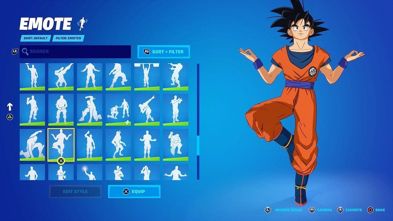 Goku sigue siendo muy popular en Fortnite Capítulo 4 Temporada 2 (Imagen a través de Epic Games)