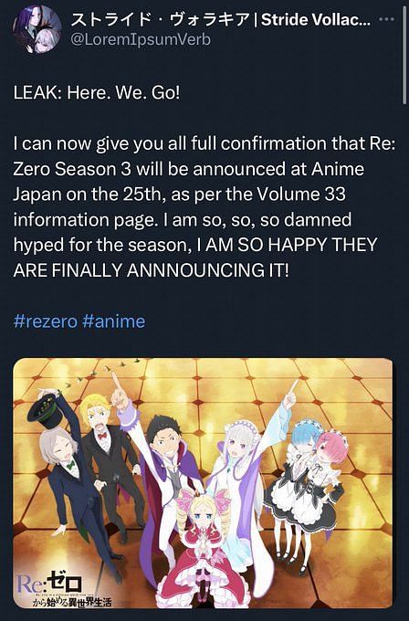 ReZero  Starting Life in Another World The Prophecy of the Throne   Wikipedia
