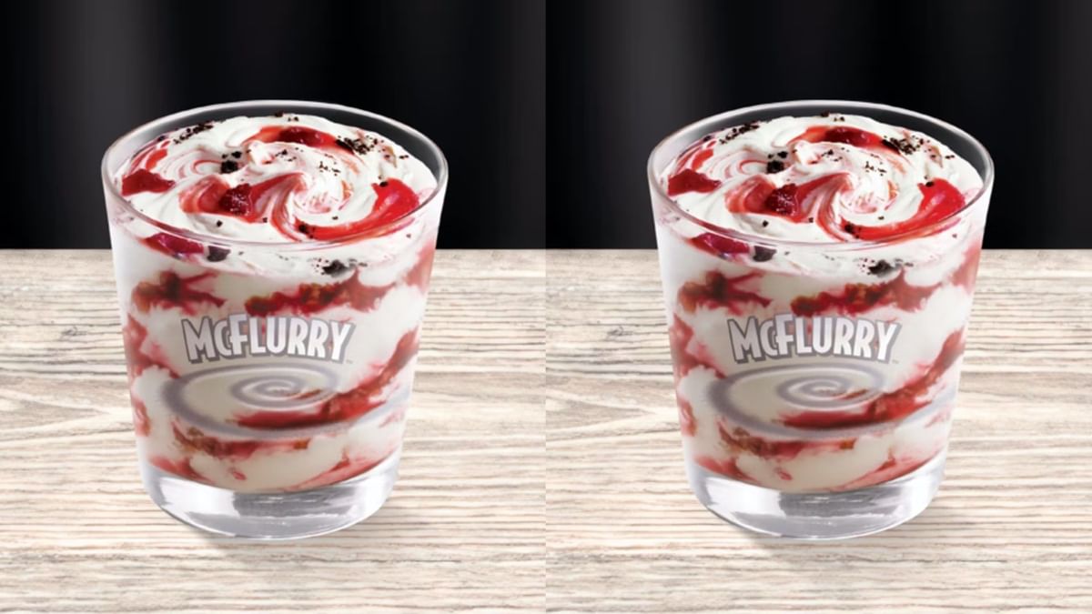 McDonald’s Strawberry Shortcake McFlurry availability, nutritional