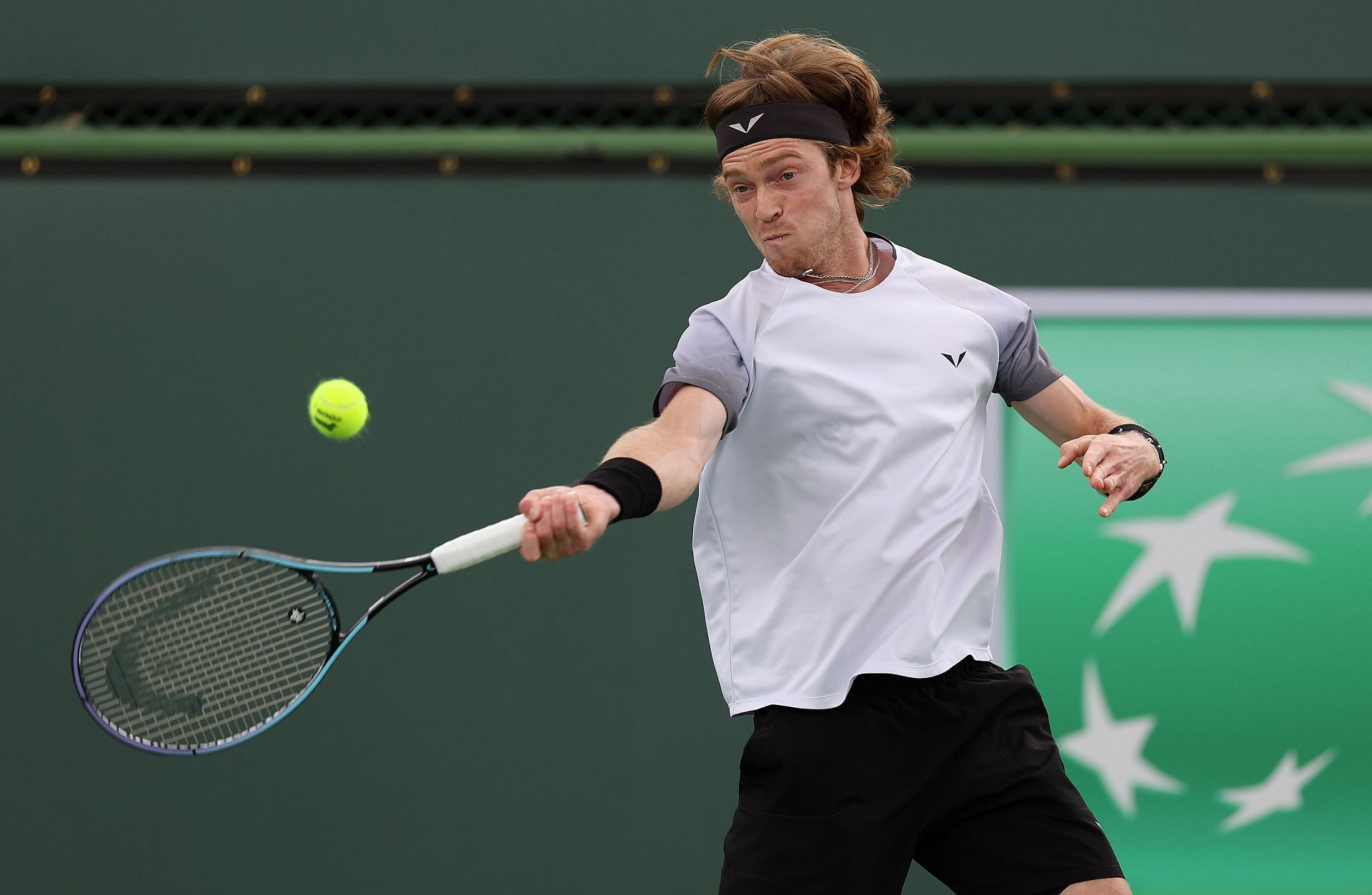 Rublev at the BNP Paribas Open