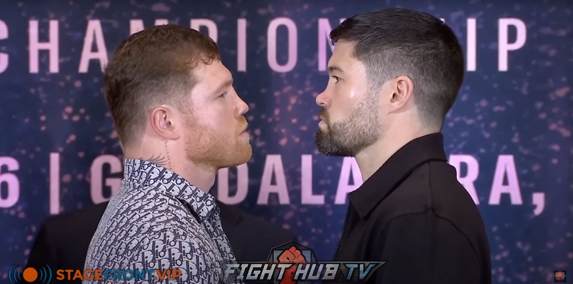 Benavidez: Watch: Canelo Alvarez and John Ryder face off for the first ...