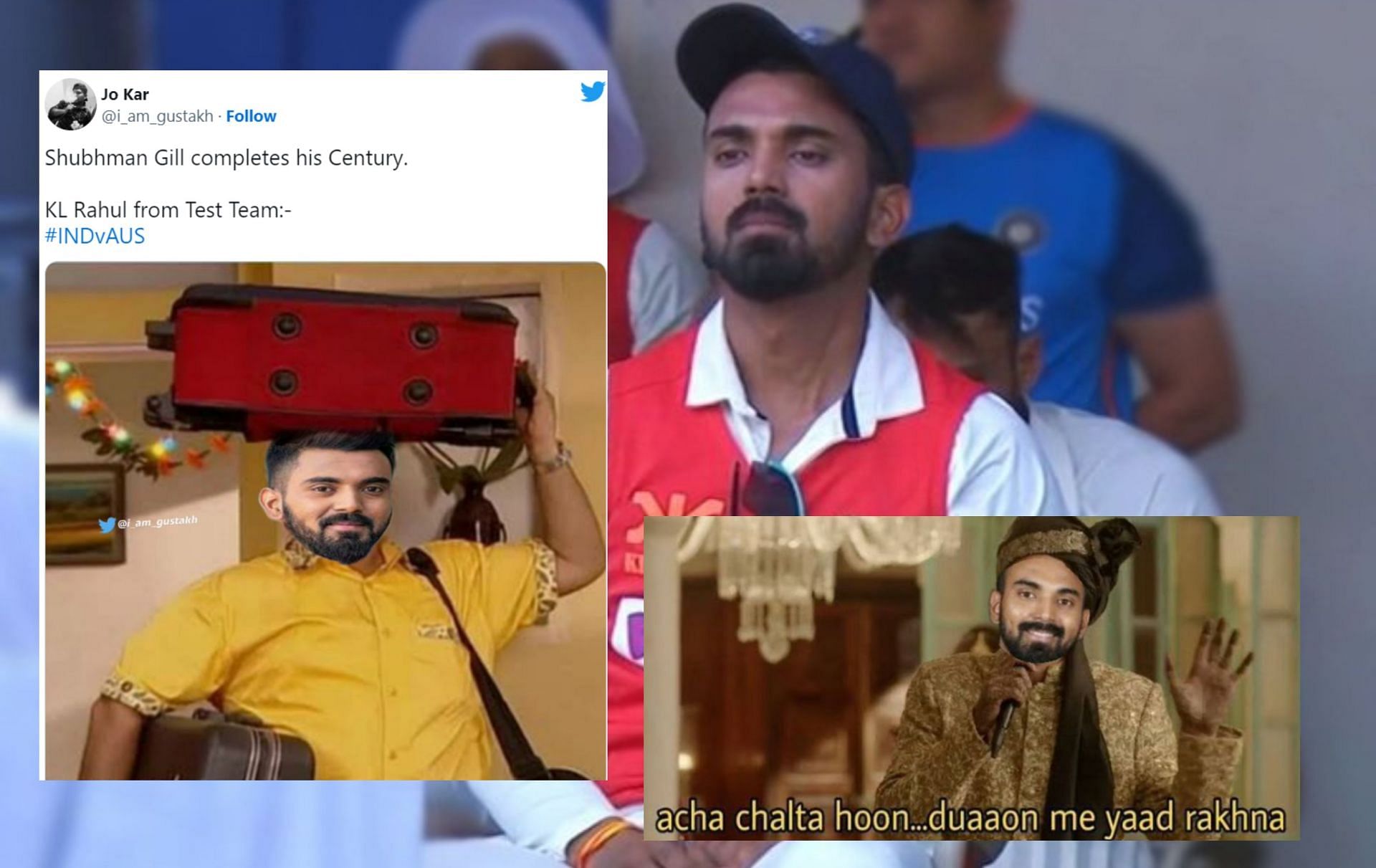 "Duaaon Me Yaad Rakhna"- Top 10 Funny KL Rahul Memes After Shubman Gill ...