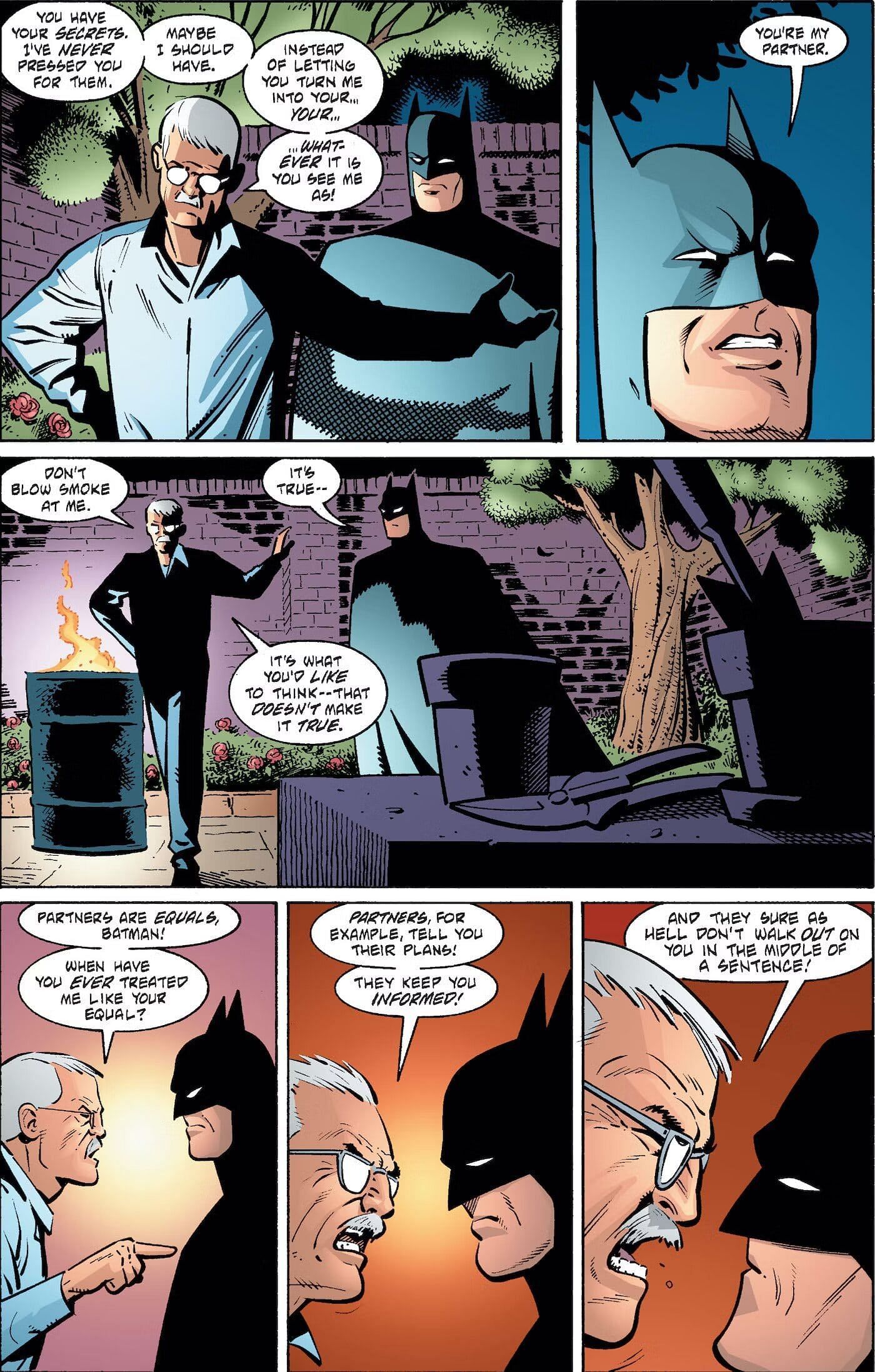 Batman's vanishing trick has a rather painful explanation