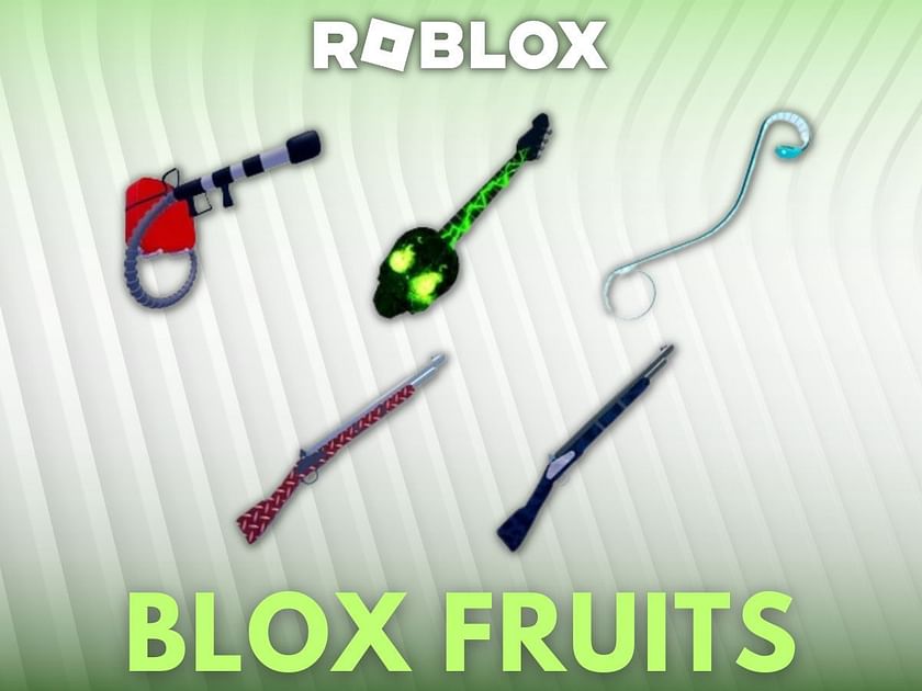 Top 5 Guns In Roblox Blox Fruits