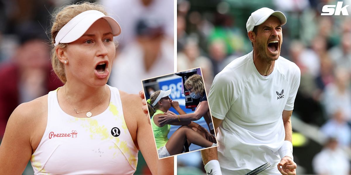 Andy Murray turns inspiration for Daria Saville as Australian steps up injury rehab
