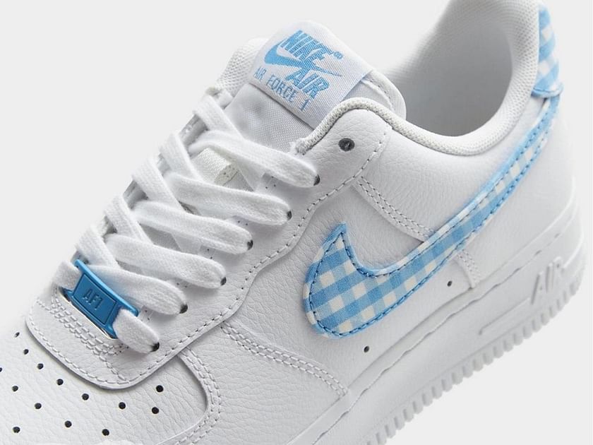 Nike: Nike Air Force 1 Low "Gingham Blue" shoes: Where to get, price, more details explored