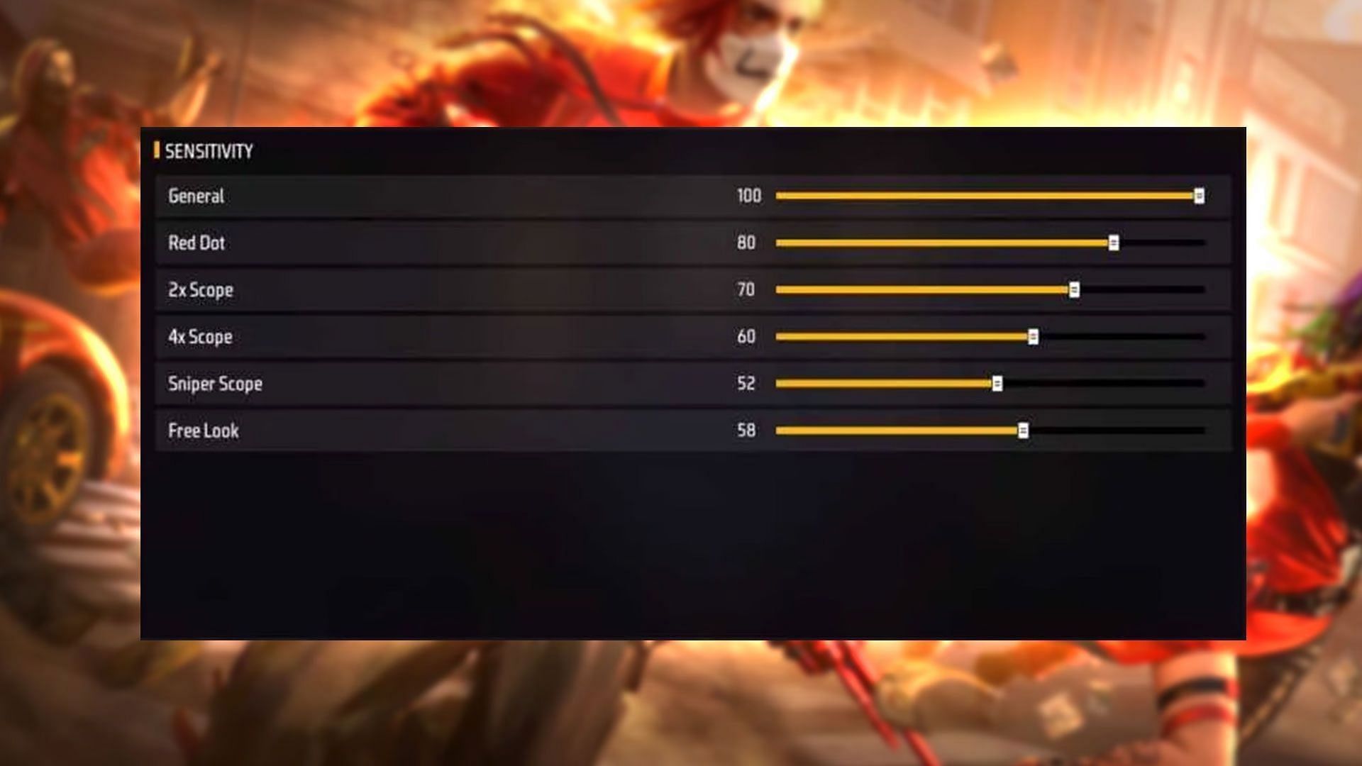 जबरदस्त हेडशॉट सेटिंग (Image via Garena)