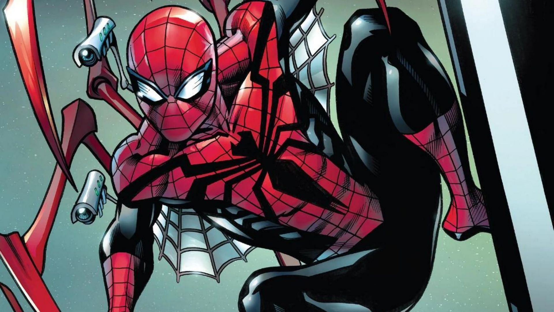 When Doctor Octopus takes over Peter Parker's body, he becomes the Superior version of the character, complete with his own set of high-tech gadgets (Image via Marvel Comics)