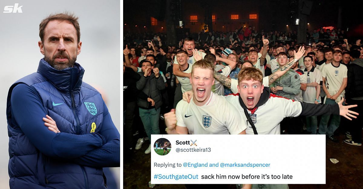 "What a joke" "Southgate out" - England fans enraged as Manchester United and Man City stars start Euro 2024 qualifier against Italy