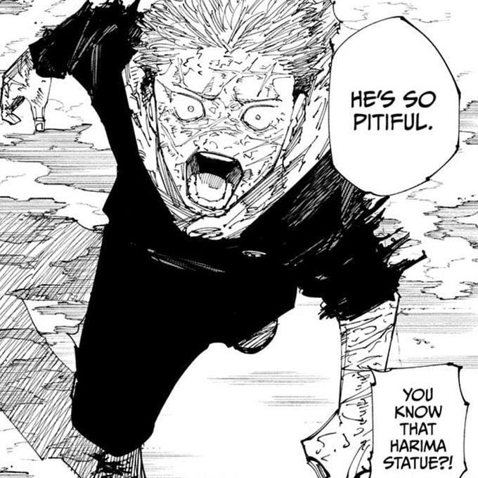 Jujutsu Kaisen trolls Yuji with reference to the Harima statue