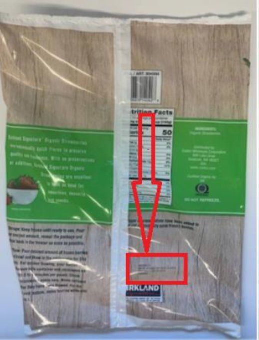 Kirkland frozen strawberries recall Reason, affected lot numbers, and