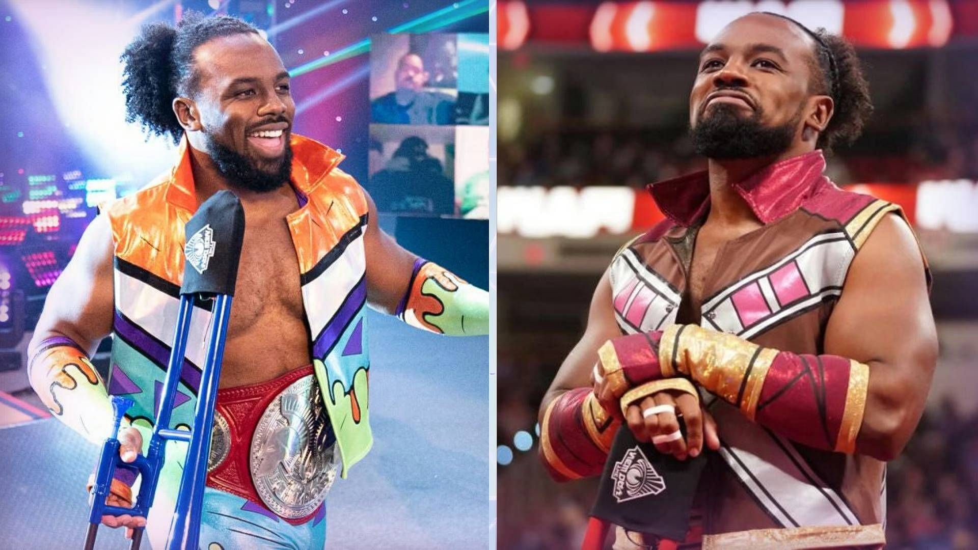 Xavier Woods reacts to having his first singles title shot since 2015