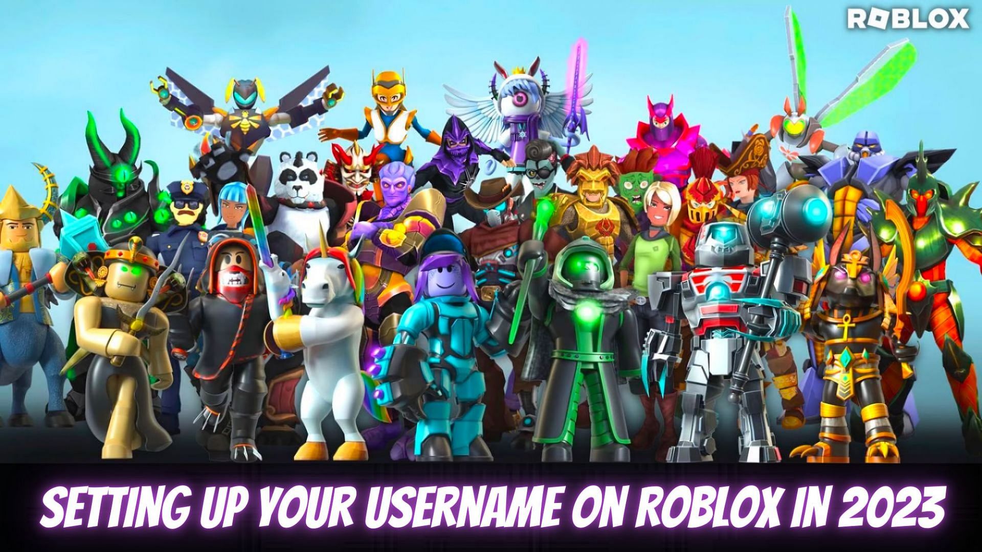 Setting up your username on Roblox in 2023