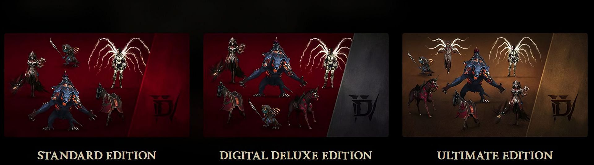 Ediciones de Diablo 4 (Imagen a través de Blizzard Entertainment)