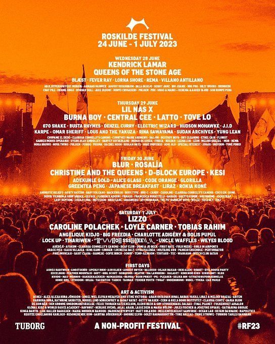 Roskilde Festival 2023 Lineup, tickets, where to buy, and more
