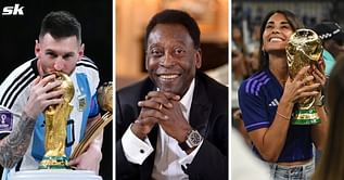 What heartfelt message from Pele did his daughter convey to Lionel Messi’s wife Antonela Roccuzzo?