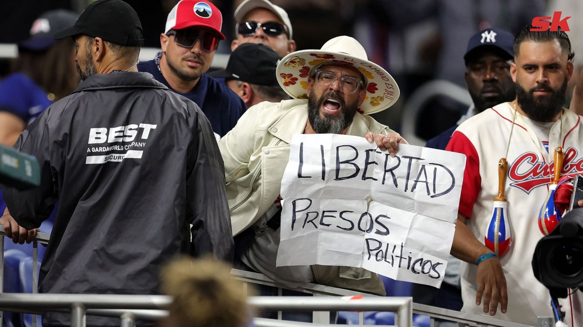 IN PHOTOS USA vs Cuba WBC semifinal interrupted by activists
