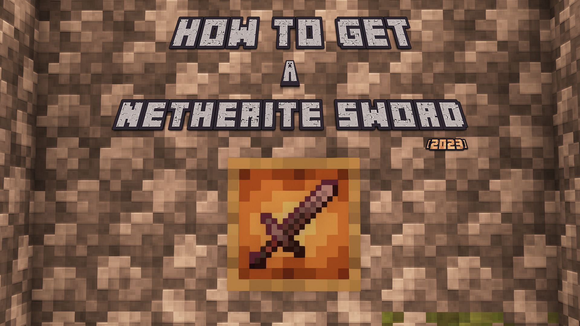 How To Make Netherite Sword In Minecraft 2023