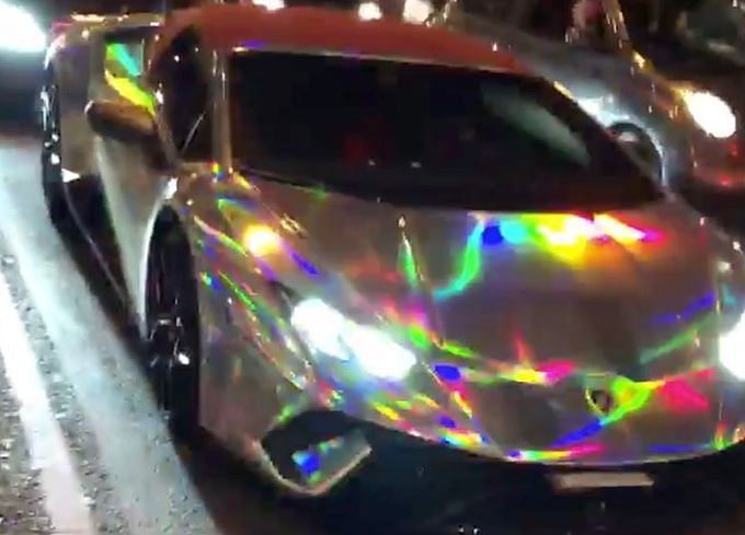 Chelsea star Pierre-Emerick Aubameyang gets his £270,000 Lamborghini  rewrapped as he reveals its stunning new look