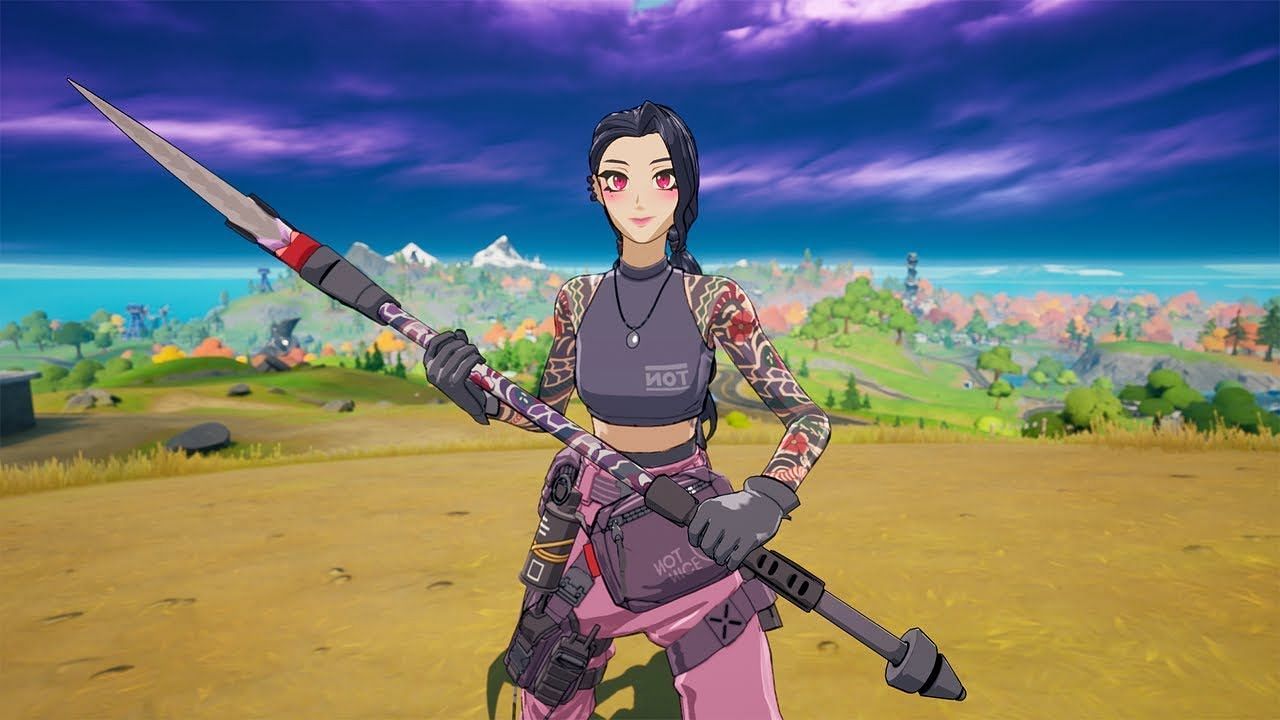 Megumi es otro personaje de anime famoso en Fortnite (Imagen a través de Epic Games)