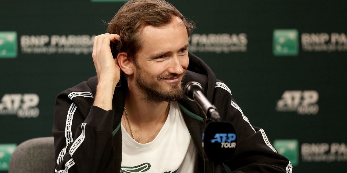 Daniil Medvedev speaks about the court conditions during his Indian Wells semifinal.