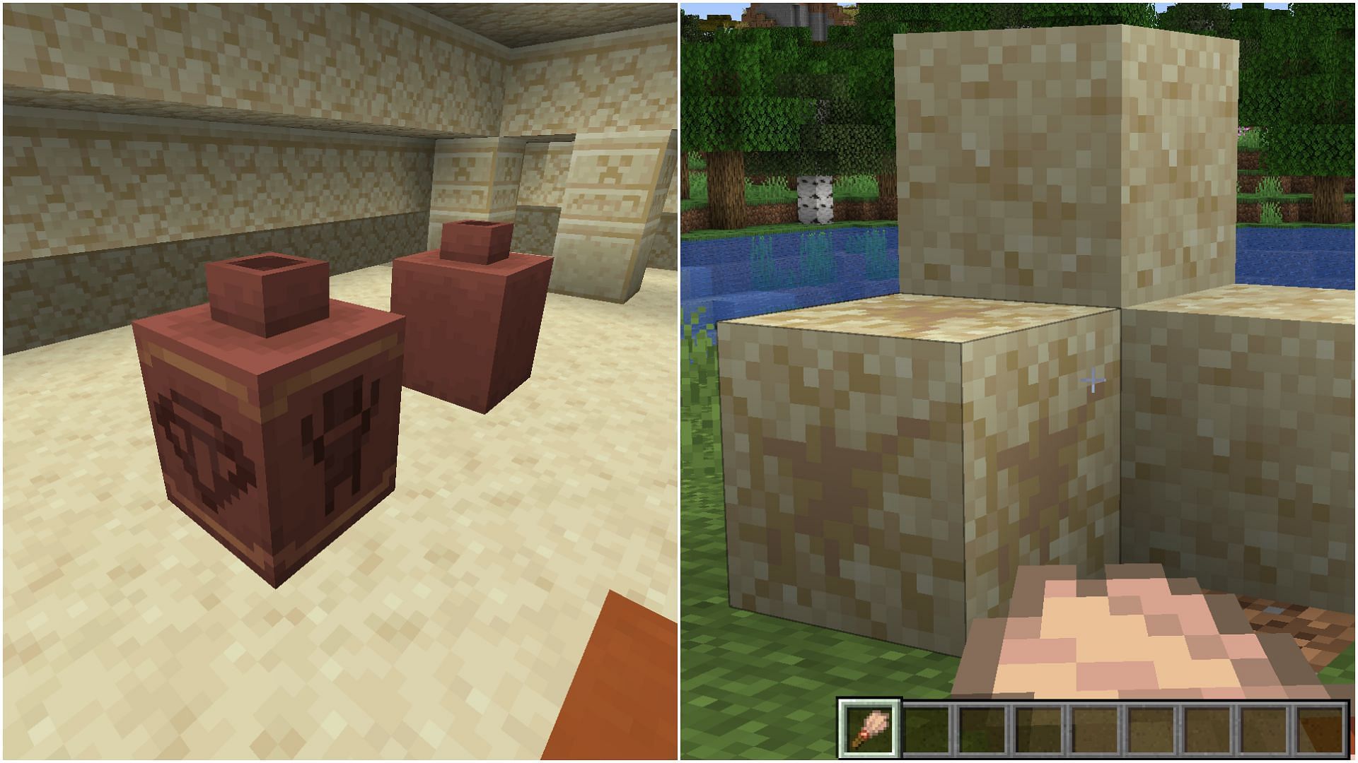 Loads of blocks and items related to archeology will feature in the Minecraft 1.20 update (Image via Sportskeeda)