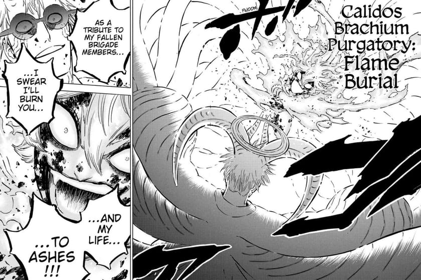 Black Clover chapter 358: Sacrifices of the Crimson Lion Squad paves