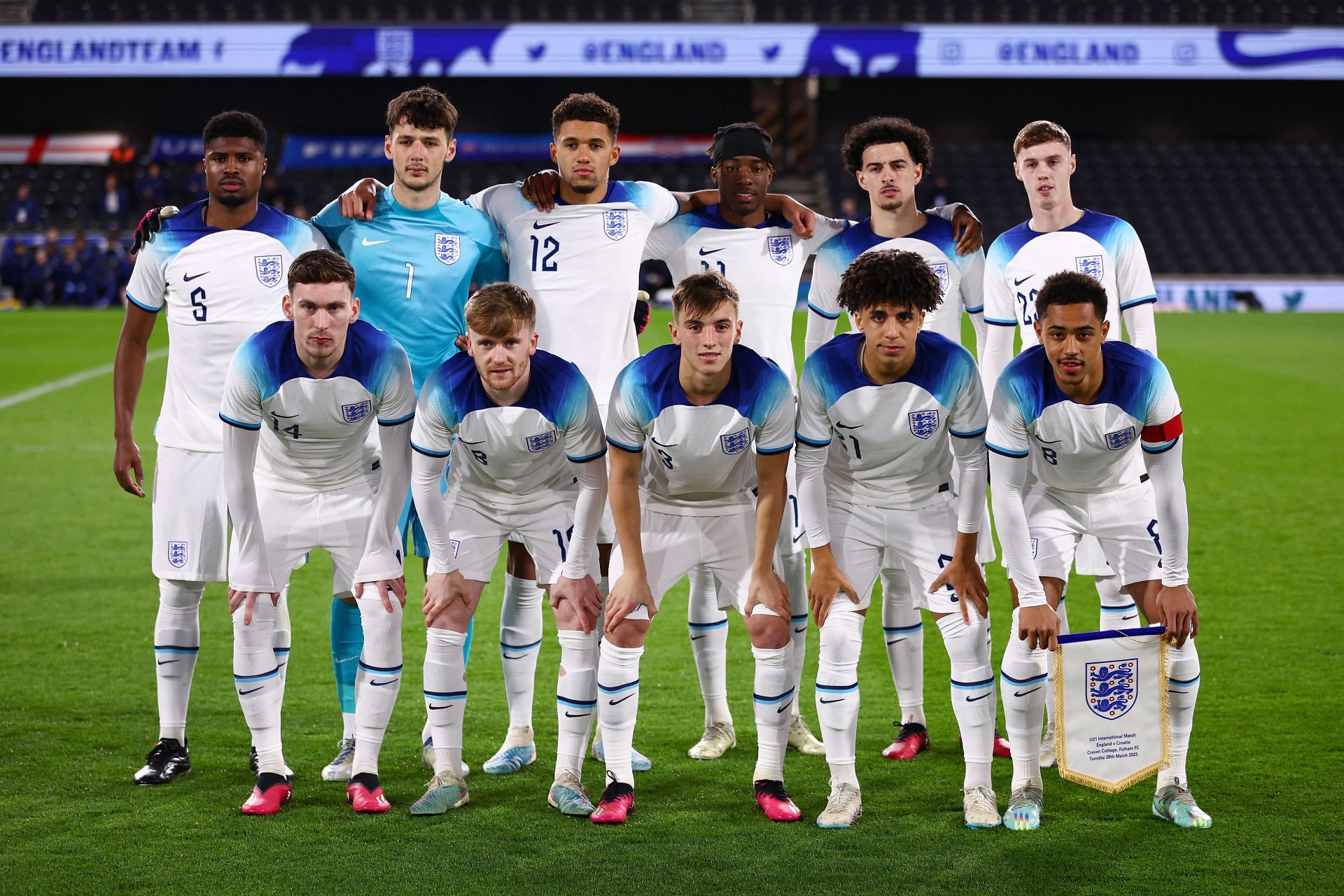 England U21 beat France U21 4-0 but lost 2-1 to Croatia U21.