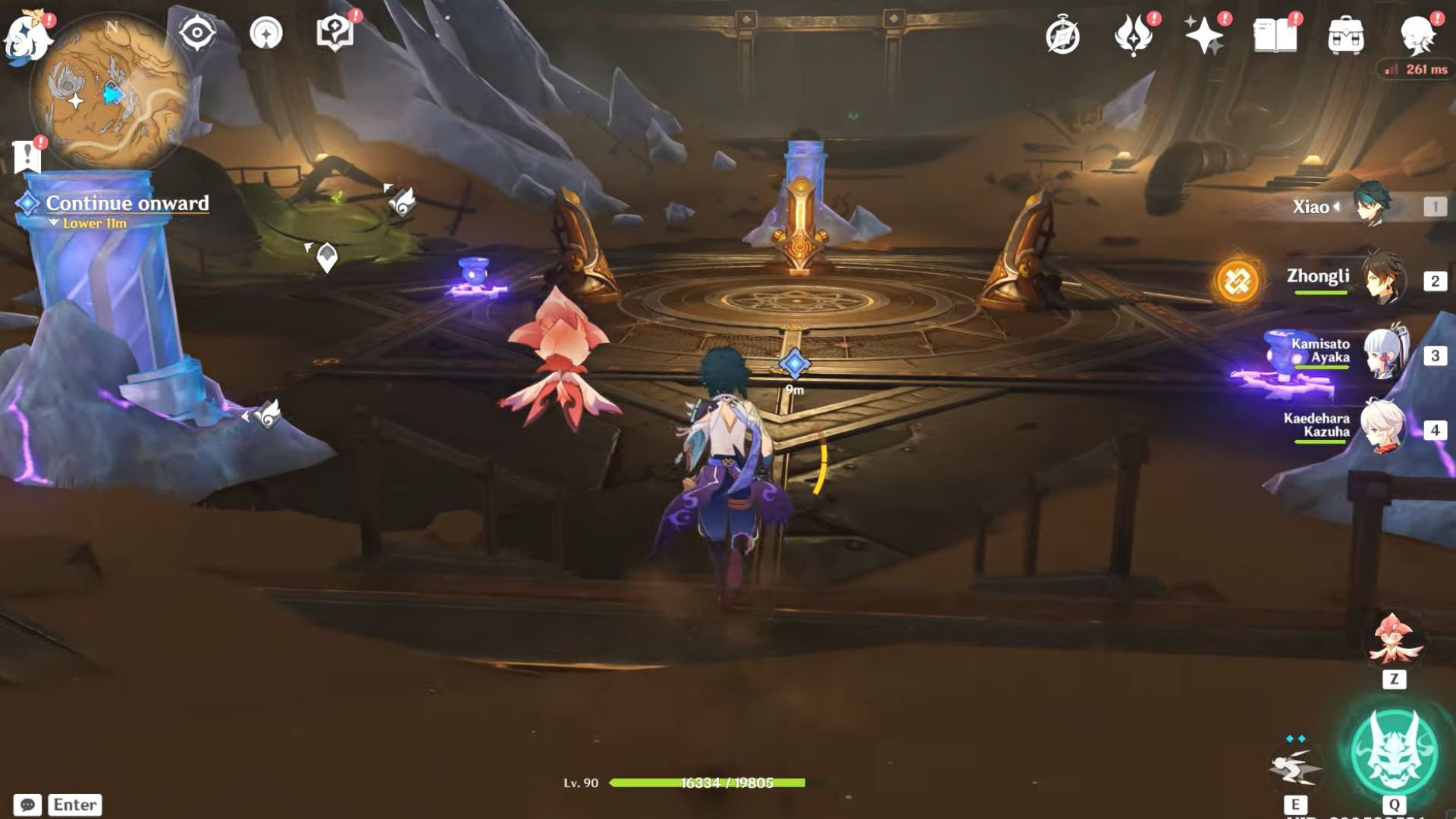 Link the circuit to activate the left machine door Genshin Impact