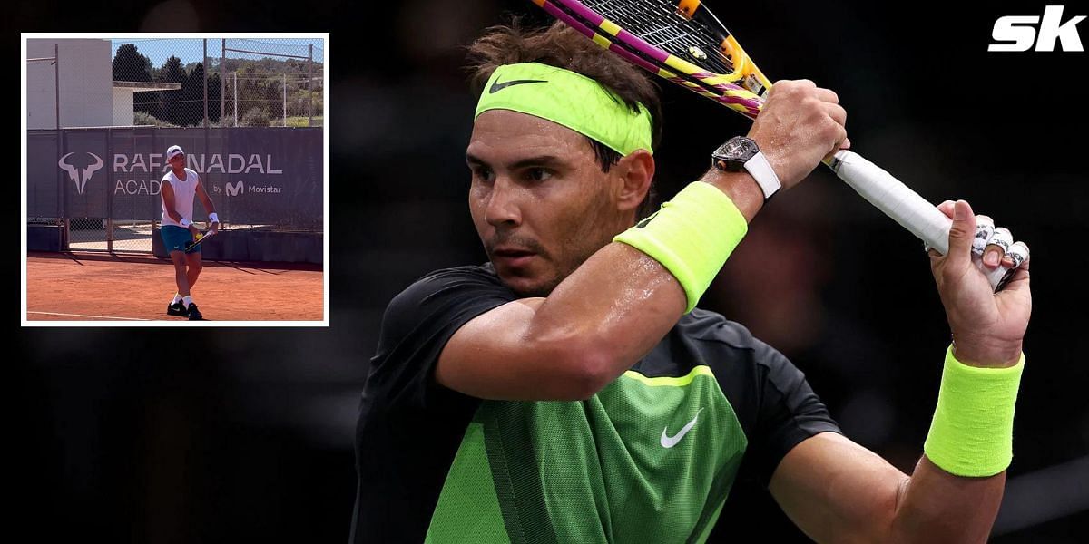 Rafael Nadal continues training ahead of comeback, wishes fans on Easter