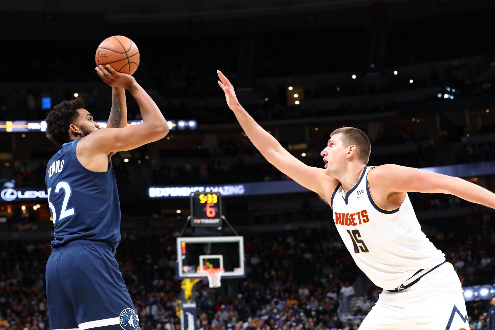 The series will feature a matchup between Karl-Anthony Towns and Nikola Jokic (Image via Getty Images)