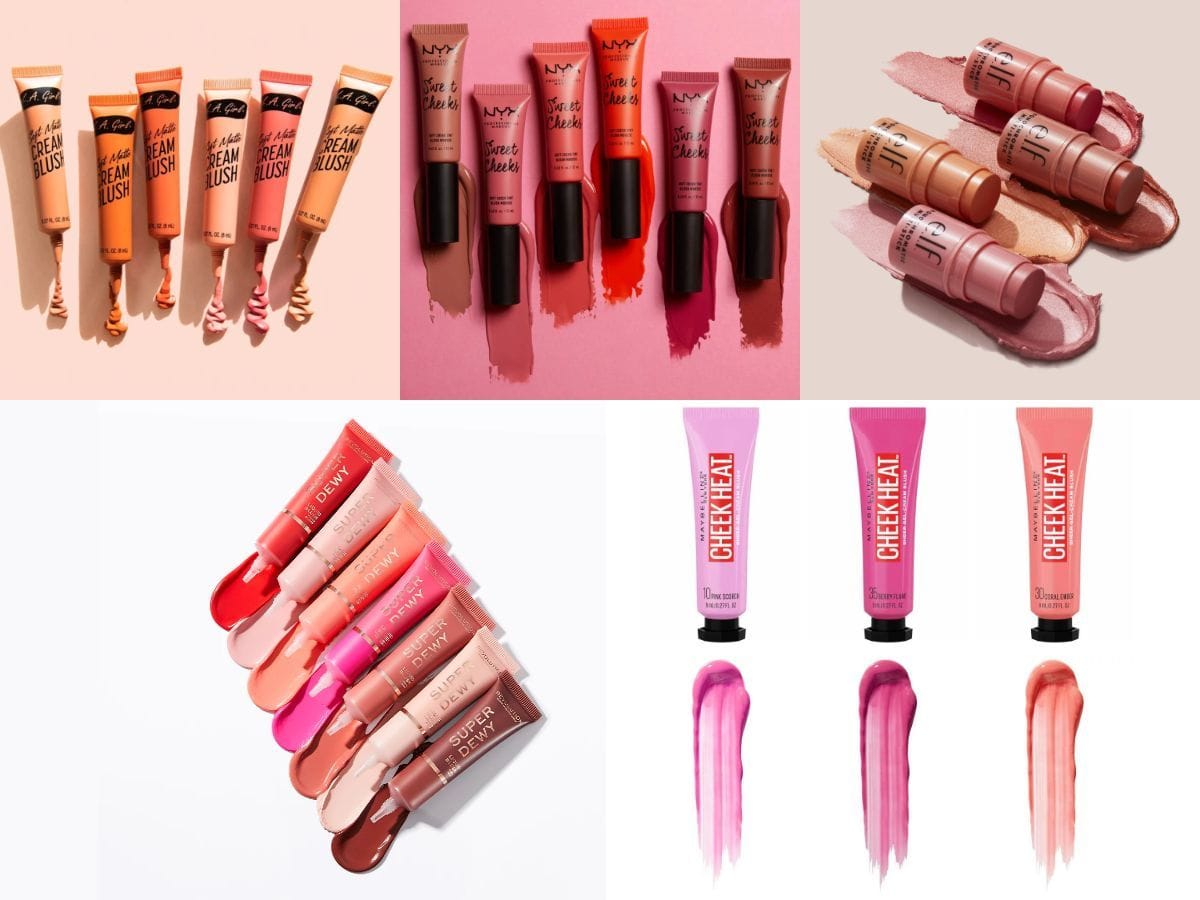 Top 5 Rare Beauty liquid blush drugstore dupes under 10