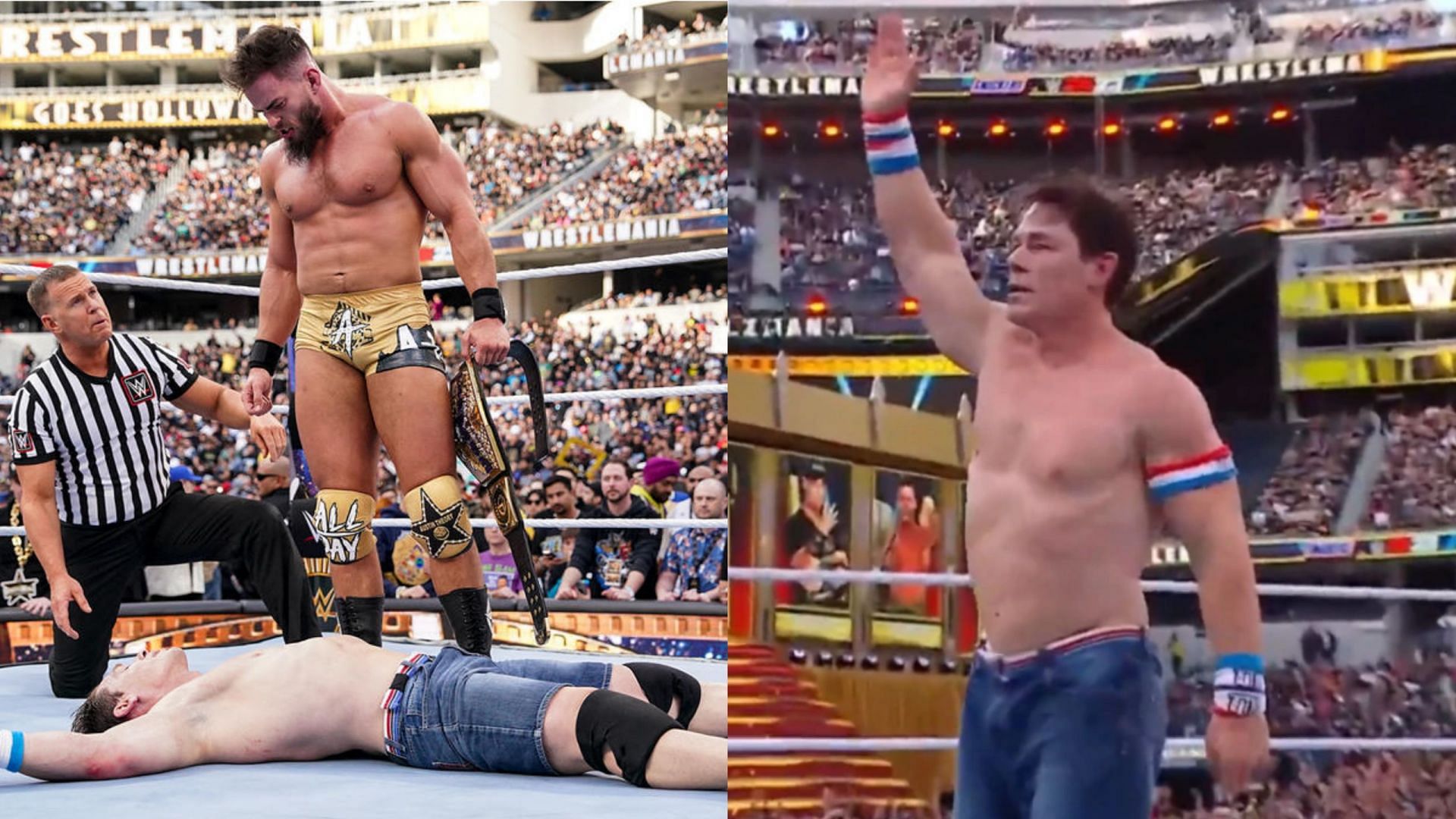 Wwe Wrestlemania 39 What Happened After John Cena S Loss To Austin Theory