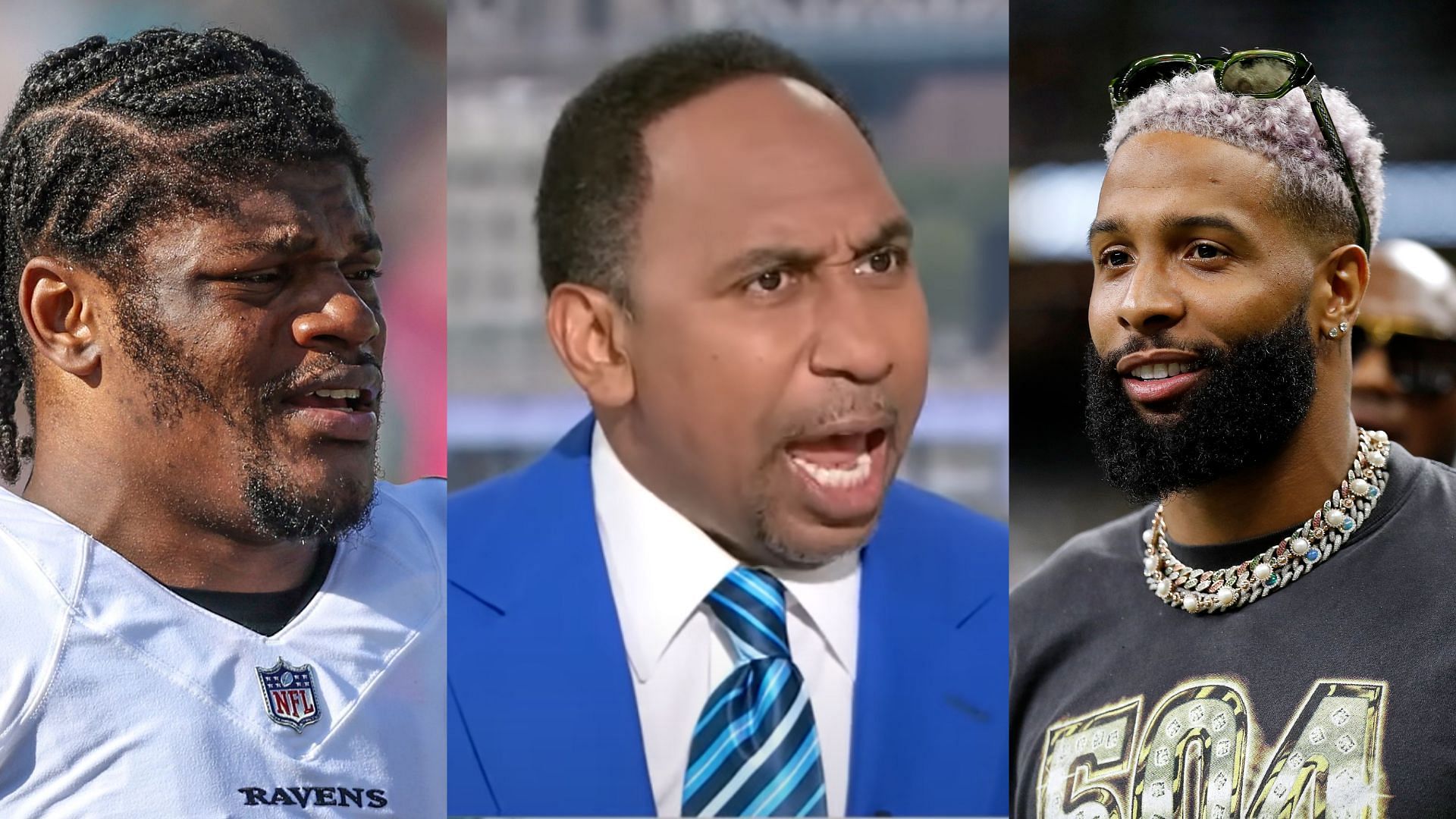 Stephen A. Smith Loses Cool Over Ravens' Odell Beckham Jr. Pursuit Amid ...