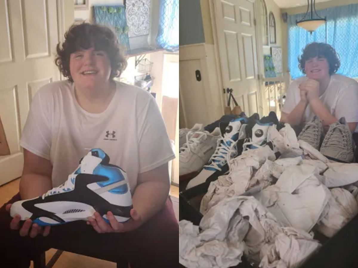 Reebok wins internet after gifting Michigan teen Eric Kilburn Jr. size