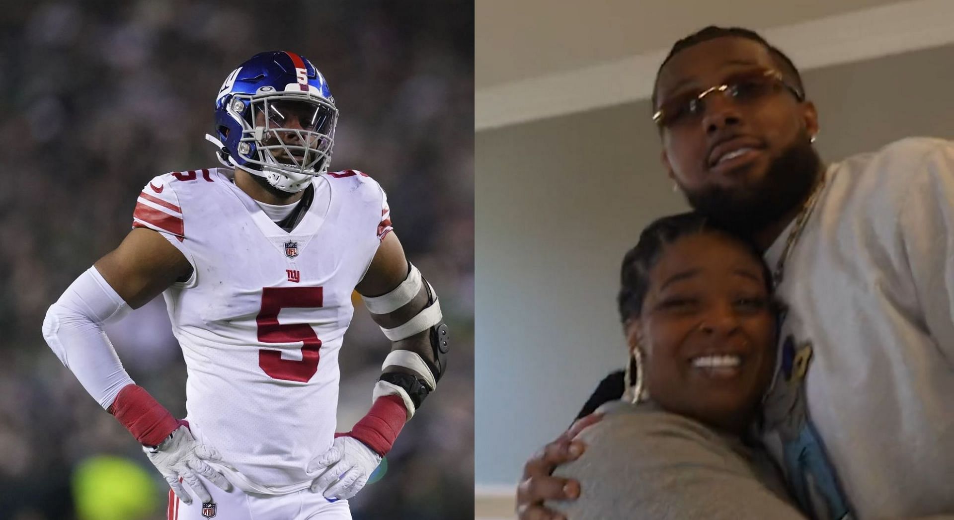 New York Giants’ young sensation Kayvon Thibodeaux gets emotional after