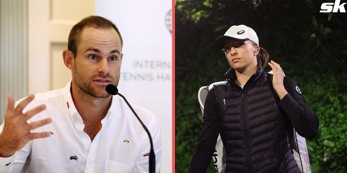 Andy Roddick: Lot of people in WTA get covered a lot more than Iga Swiatek for a lot less accomplishments