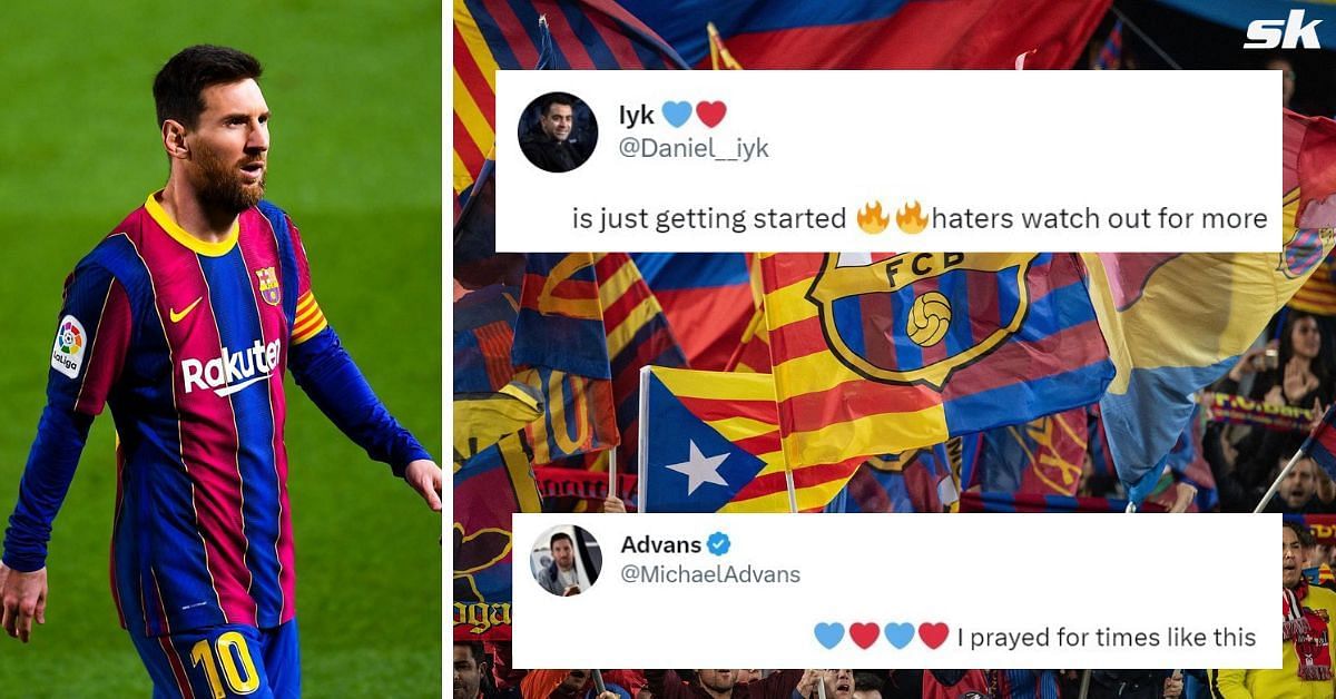 Barcelona star wears Messi
